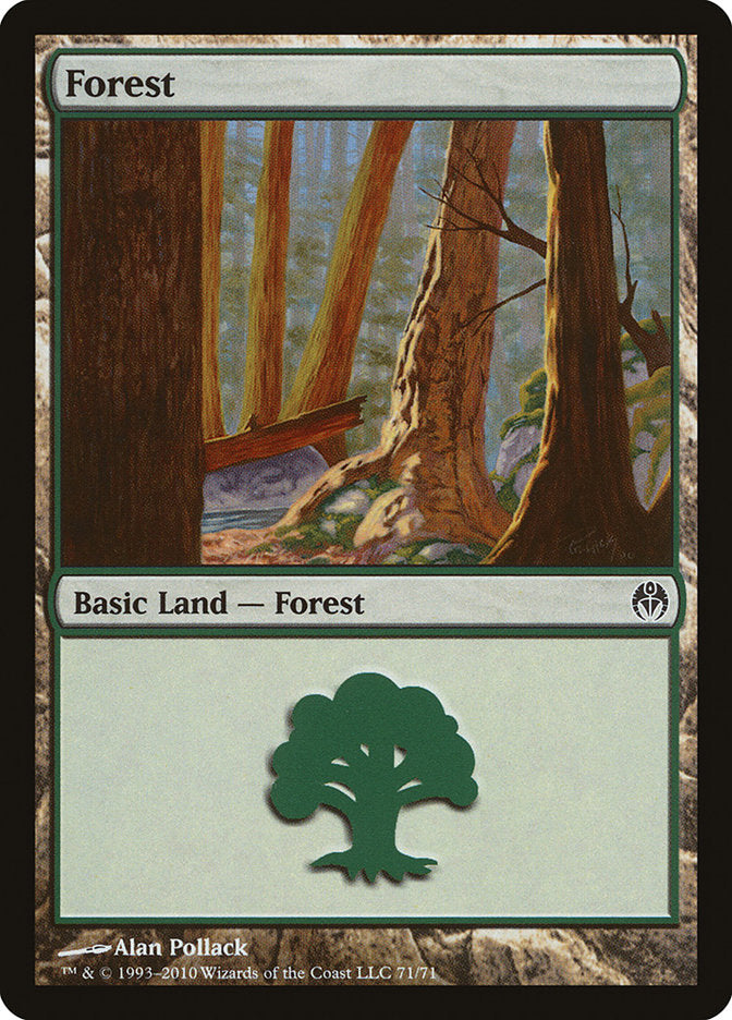 Forest (71) [Duel Decks: Phyrexia vs. the Coalition]
