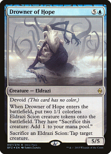 Drowner of Hope (Intro Pack) [Battle for Zendikar Promos]