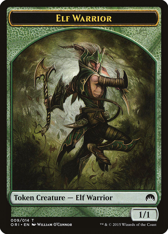 Elf Warrior Token [Magic Origins Tokens]