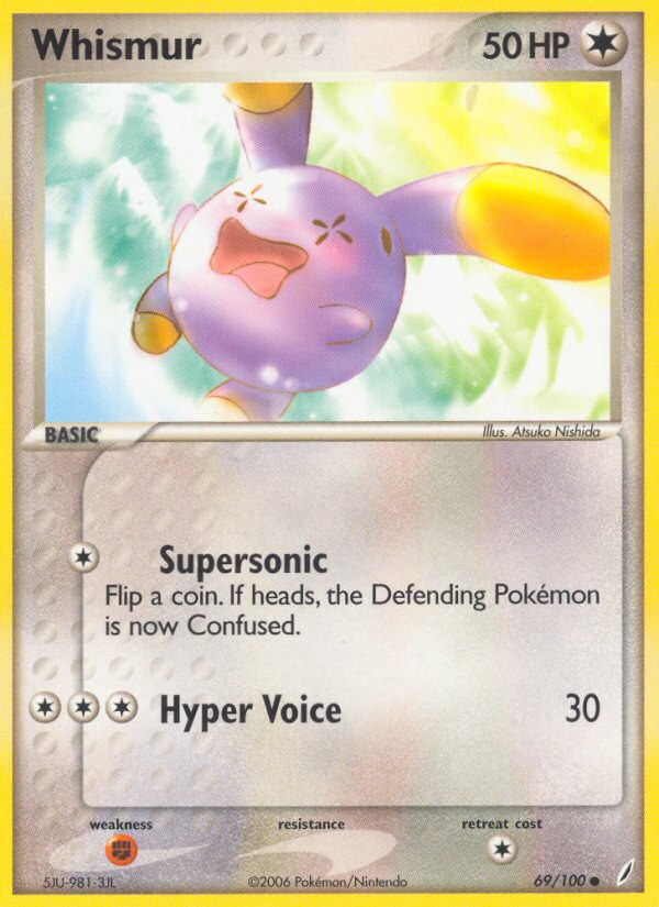 Whismur (69/100) [EX: Crystal Guardians]