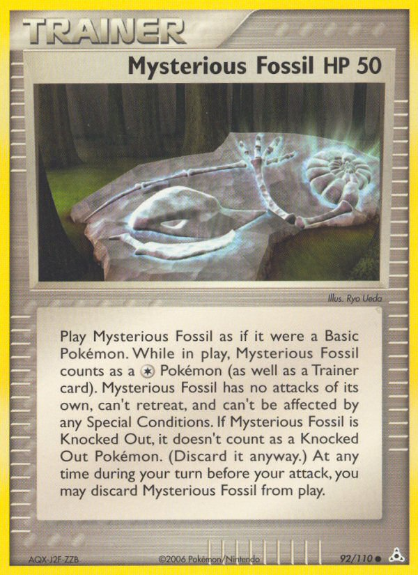 Mysterious Fossil (92/110) [EX: Holon Phantoms]