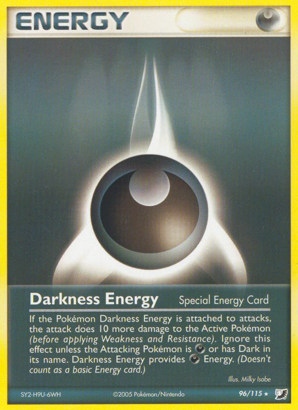 Darkness Energy (96/115) [EX: Unseen Forces]