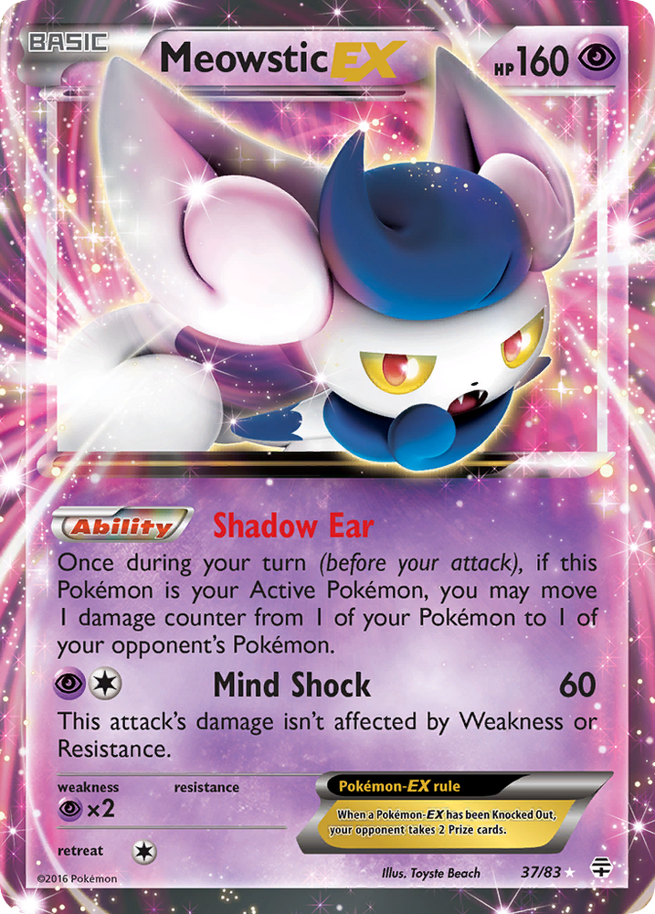 Meowstic EX (37/83) [XY: Generations]