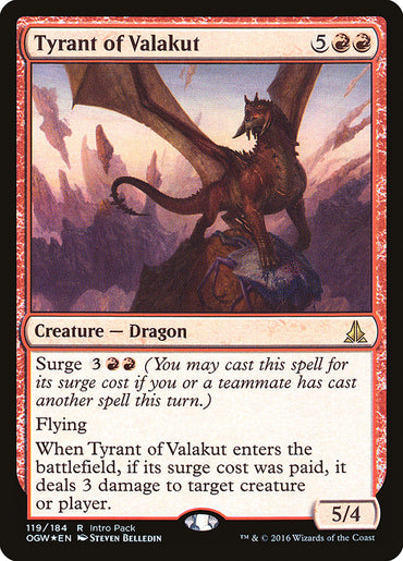 Tyrant of Valakut (Intro Pack) [Oath of the Gatewatch Promos]